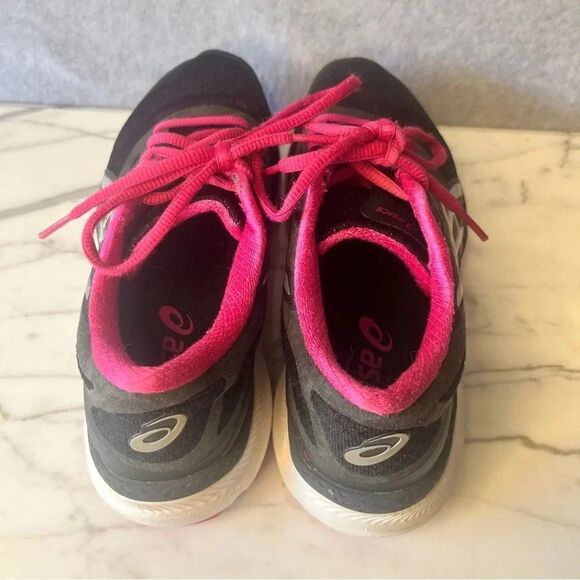 Asics Women’s 33-M Running Shoe Athletic Sneakers Black Pink size 6.5 - Picture 6 of 10